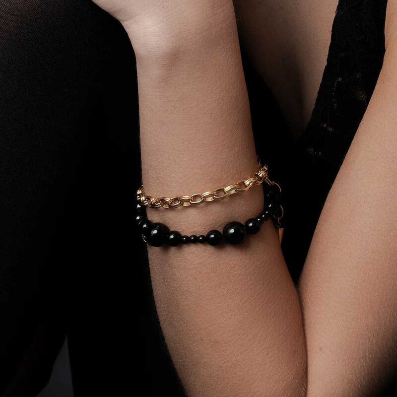 Silk & Steel Ombre Bracelet image number 1